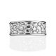 Silver Pebbled Band Ring The Sacral, Ring Size: 6.5 / 17, image , picture 3