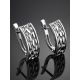 Silver Pebbled Earrings The Sacral, image , picture 2