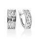 Silver Pebbled Earrings The Sacral, image 