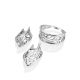Silver Floral Band Ring The Sacral, Ring Size: 6.5 / 17, image , picture 4