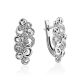 Charming Silver Crystal Earrings, image 