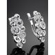 Charming Silver Crystal Earrings, image , picture 2