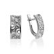 Silver Laser Cut Earrings The Sacral, image 