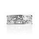 Silver Laser Cut Band Ring The Sacral, Ring Size: 9 / 19, image , picture 3