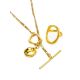 Stunning Contemporary Design Gold-Plated Silver Ring The Liquid, Ring Size: Adjustable, image , picture 4