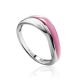 Cute Pink Enamel Ring, Ring Size: 5.5 / 16, image 