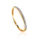 Diamond Channel Set Ring, Ring Size: 5.5 / 16, image 