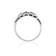 Chic White Gold Diamond Ring, Ring Size: 6 / 16.5, image , picture 3