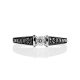 White Gold Ring With Two Toned Diamonds, Ring Size: 7 / 17.5, image , picture 4