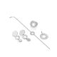 Silver Chain Bracelet With Cut Out Element The Enigma, image , picture 4