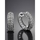 White Gold Diamond Earrings, image , picture 2
