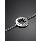 Silver Chain Bracelet With Cut Out Element The Enigma, image , picture 2
