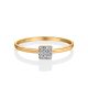 Classy Gold Diamond Ring, Ring Size: 7 / 17.5, image , picture 5