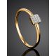 Classy Gold Diamond Ring, Ring Size: 7 / 17.5, image , picture 2