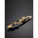 Charming Gold Sapphire Brooch, image , picture 2