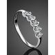 White Gold Diamond Ring, Ring Size: 6.5 / 17, image , picture 2