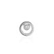 White Gold Round Pendant With Diamond, image 