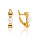Charming Gold Plated Earrings With Pearl, image 