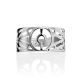 Bold Geometric Silver Band Ring The Sacral, Ring Size: 8 / 18, image , picture 3