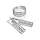Geometric Silver Band Ring The Sacral, Ring Size: 8 / 18, image , picture 4