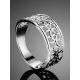 Geometric Silver Band Ring The Sacral, Ring Size: 8 / 18, image , picture 2