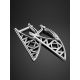 Laced Silver Earrings The Sacral, image , picture 2
