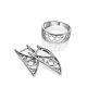 Laced Silver Band Ring The Sacral, Ring Size: 8.5 / 18.5, image , picture 4