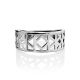 Laced Silver Band Ring The Sacral, Ring Size: 8.5 / 18.5, image , picture 3