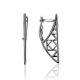 Laced Silver Earrings The Sacral, image 