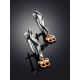Silver Earrings With Gold Diamond Dangles The Diva, image , picture 2