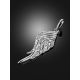 Chic Silver Wing Pendant With Crystals, image , picture 2