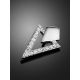 Geometric Silver Crystal Pendant The Astro, image , picture 2