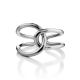 Split Silver Ring The ICONIC, Ring Size: Adjustable, image , picture 3