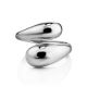 Stylish Modern Silver Ring The Ifamore, Ring Size: Adjustable, image , picture 3