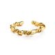 Stunning Gold-Plated Silver Ring The Liquid, Ring Size: Adjustable, image , picture 4