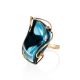 Bold Topaz Cocktail Ring In Gold The Serenade, Ring Size: Adjustable, image , picture 3