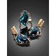 Bold Topaz Cocktail Ring In Gold The Serenade, Ring Size: Adjustable, image , picture 4