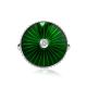 Green Enamel Diamond Ring The Heritage, Ring Size: 5.5 / 16, image , picture 3