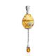 Enamel Egg Locket Pendant With Citrine Dangle The Romanov, image , picture 3