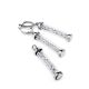 Silver Bar Pendant With Crystals The Ice, image , picture 4