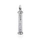 Silver Bar Pendant With Crystals The Ice, image , picture 3