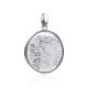 Round Silver Crystal Pendant The Ice, image , picture 3