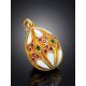Fabulous Handcrafted Egg Shaped Pendant With Crystals And Enamel The Romanov, image , picture 2