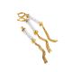 Gold Plated Silver Bar Pendant With Chain Tassel The Ice, image , picture 5
