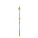 Gold Plated Silver Bar Pendant With Chain Tassel The Ice, image , picture 4