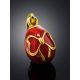 Gold Plated Bow Motif Egg Shaped Pendant The Romanov, image , picture 2