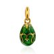 Green Enamel Egg Shaped Pendant The Romanov, image 