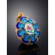 Amazing Multicolor Enamel Egg Shaped Pendant With Crystals The Romanov, image , picture 2