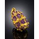 Ornate Gold Plated Silver Egg Shaped Pendant With Enamel The Romanov, image , picture 2