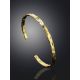 Trendy Textured Silver Bangle Bracelet The Liquid, image , picture 2